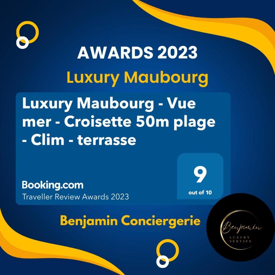 Luxury Maubourg - Vue Mer - Croisette 50M Plage - Clim - Terrasse Канни Екстер'єр фото